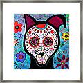 El Perro Day Of The Dead Framed Print