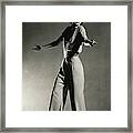 Eleanor Powell Tap Dancing In A Pantsuit Framed Print