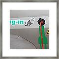 Electric Car Fuelling Point Framed Print