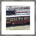 Electric Old Train Framed Print