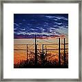 Electric Sunset Two Framed Print