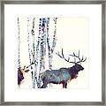 Elk // Follow Framed Print