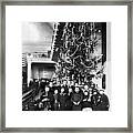 Ellis Island: Christmas, 1920 Framed Print