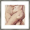 Embracing Couple Framed Print