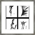 Emotions In Black - Abstract Quad Framed Print