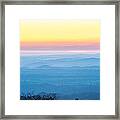 End Of Day Figueroa Mountain Framed Print
