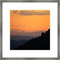 End Of The Day Framed Print