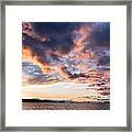 English Bay Sunset Framed Print