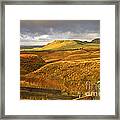 English Moorland Landscape Framed Print