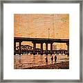 Enjoying The Coast Framed Print