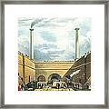 Entrance Of The Railway At Edge Hill Framed Print