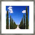 Entrance To Villa Tuscany - Italy Framed Print
