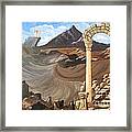 Entry To The Valley Of Secret Ruins    Painting Framed Print