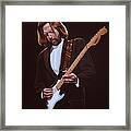 Eric Clapton Painting Framed Print