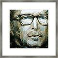 Eric Clapton Watercolor Framed Print