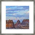 Eroded Buttes Bryce Canyon Np Framed Print