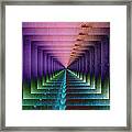 Erratic Portal Framed Print