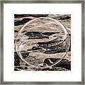 Escher At The Beach - Abstract Photograph Framed Print