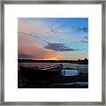 Evening At The Shore Framed Print