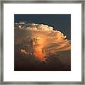 Evening Buildup Framed Print