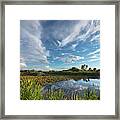 Clouds In The Snake River Framed Print