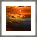 Evening Fishing Framed Print