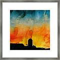 Evening Glow Framed Print