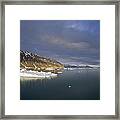 Evening Light Svalbard Archipelago Framed Print