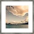 Evening On The Chilkat Inlet Framed Print