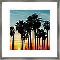 Exotic Sunset Framed Print