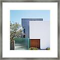 Exterior Of Modern Building Framed Print