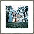 Exterior Of Mr. And Mrs. Jay Hanslemann's Framed Print