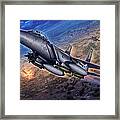 F-15e Strike Eagle Scud Busting Framed Print