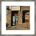 Facade American Pool Hall #2 Coca-cola Sign Ghost Town Jerome Arizona Framed Print