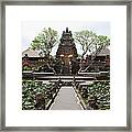 Facade Of The Pura Taman Saraswati Framed Print