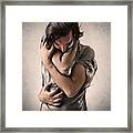 Face Au Manque Framed Print