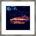 #face Of #death In The #sunset Or Framed Print