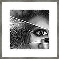 Face Of Pieces Framed Print