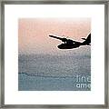 Fade Into Nothingness Pby Over Empty Sea Framed Print