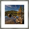 Fall At The Mountain Framed Print