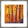 Fall Forest Framed Print