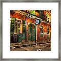 Fall-out From Pat O'briens Framed Print