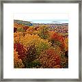 Fall Scene, Potawatomi State Park, Wi Framed Print