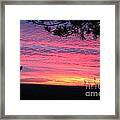 Fall Sunset Framed Print