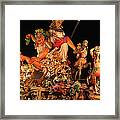 Falla Of Bacchus God Of Wine Framed Print