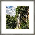 Falling Springs Falls Framed Print