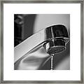 Falling Water Drop Framed Print