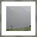 Family Of Horses In The Pyrenees Framed Print