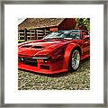 Farm Car Framed Print