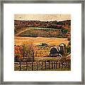 Farm Country Autumn - Sheldon Ny Framed Print